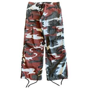 Rothco BDU Red Camo Military Cargo Pants Tactical unisex sz XS Utility
